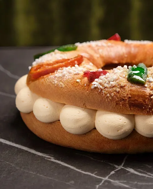 Roscón artesanal pastelerías Luis Miguel Murcia Kinder