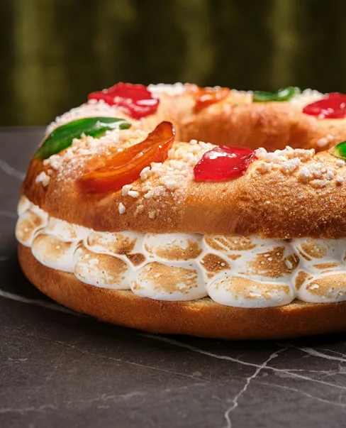 Roscón artesanal pastelerías Luis Miguel Murcia merengue
