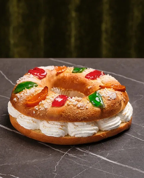 Roscón artesanal pastelerías Luis Miguel Murcia merengue