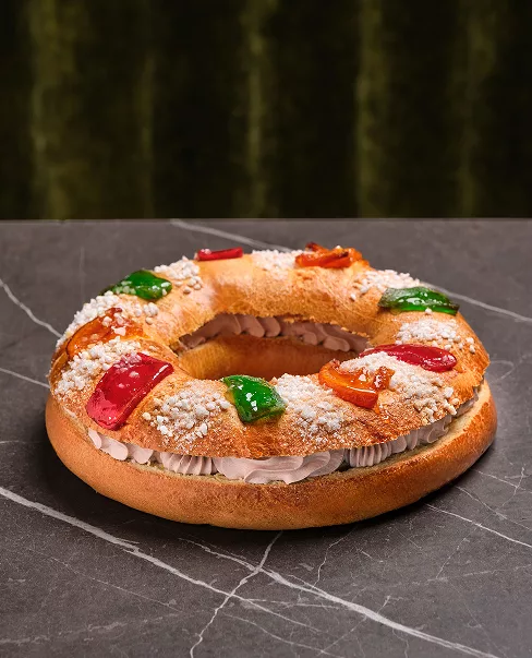 Roscón artesanal pastelerías Luis Miguel Murcia trufa
