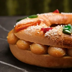 Roscón artesanal pastelerías Luis Miguel Murcia cabello de ángel